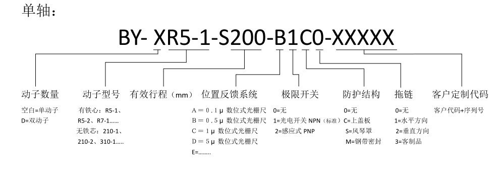 博揚(yáng)直線電機(jī)單軸